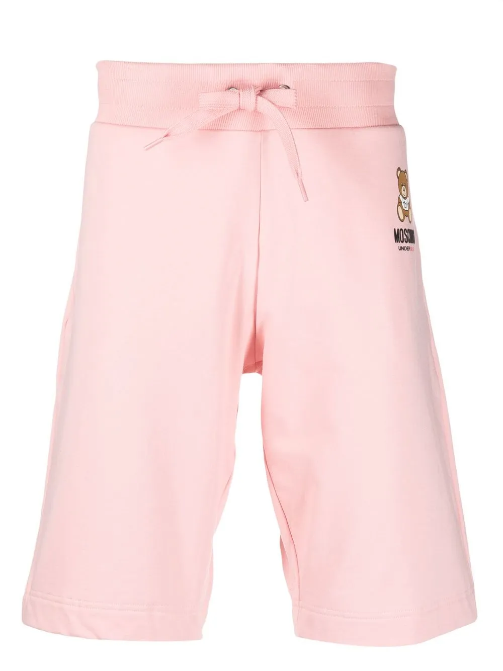 

Moschino Teddy Bear track shorts - Pink