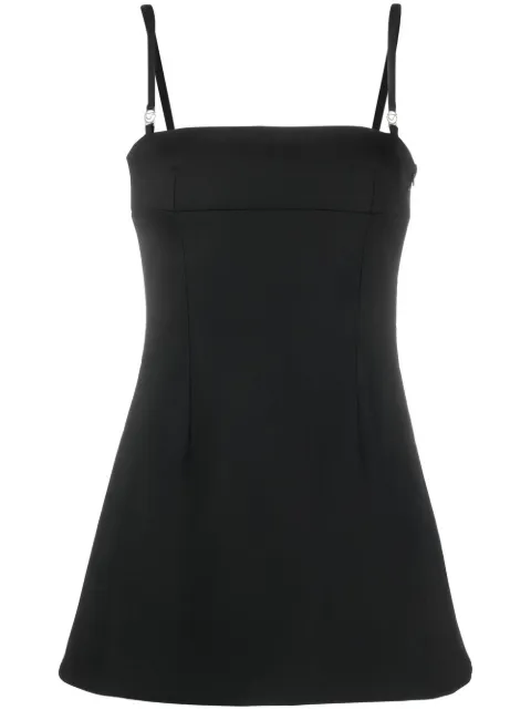 square-neck minidress
