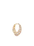 Lizzie Mandler Fine Jewelry 18kt yellow gold Double Sided diamond hoop earring