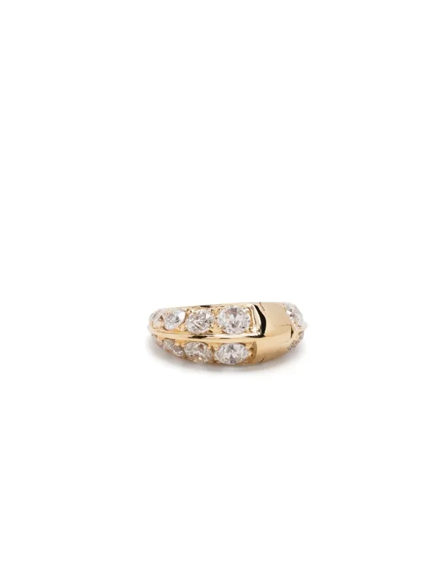 Lizzie Mandler Fine Jewelry ダイヤモンド ピアス 18Kイエローゴールド | ゴールドトーン | FARFETCH JP