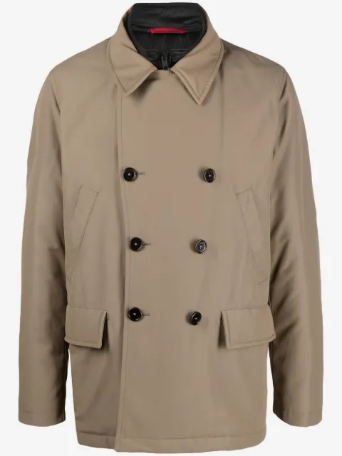 Fay padded double-breasted jacket