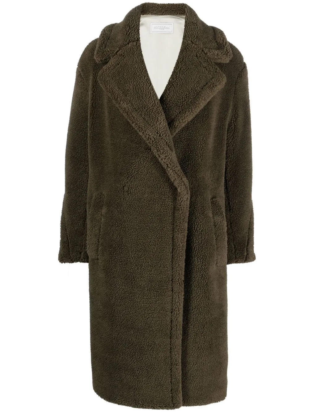 

Antonelli oversize faux-fur coat - Green