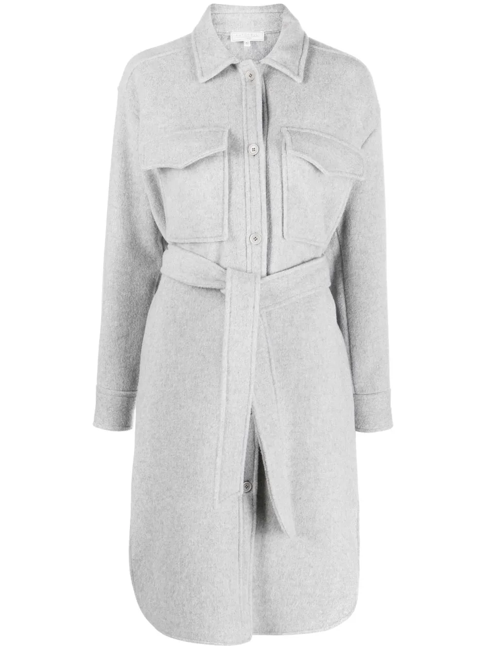 

Antonelli patch-pocket coat - Grey