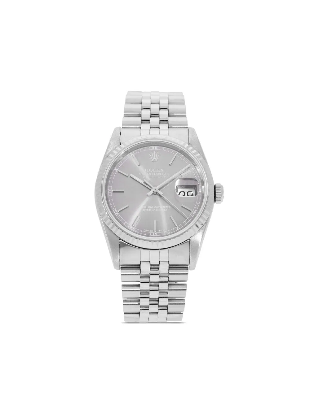 

Rolex 1991 pre-owned Datejust 36mm - Silver