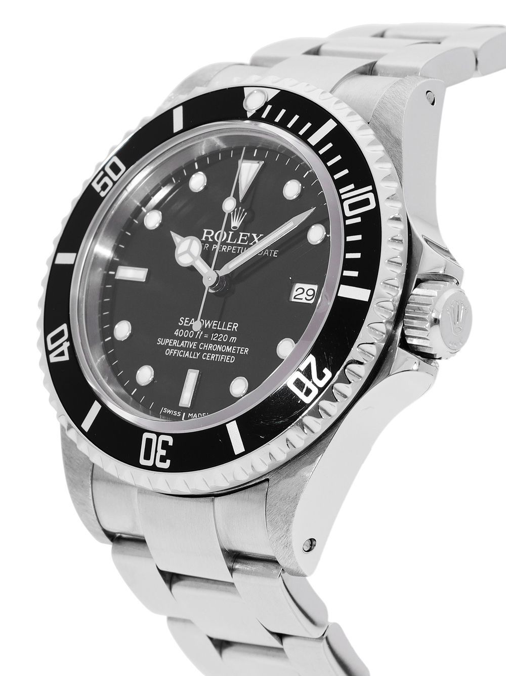 Rolex 2001 pre-owned Sea-Dweller horloge - Zwart