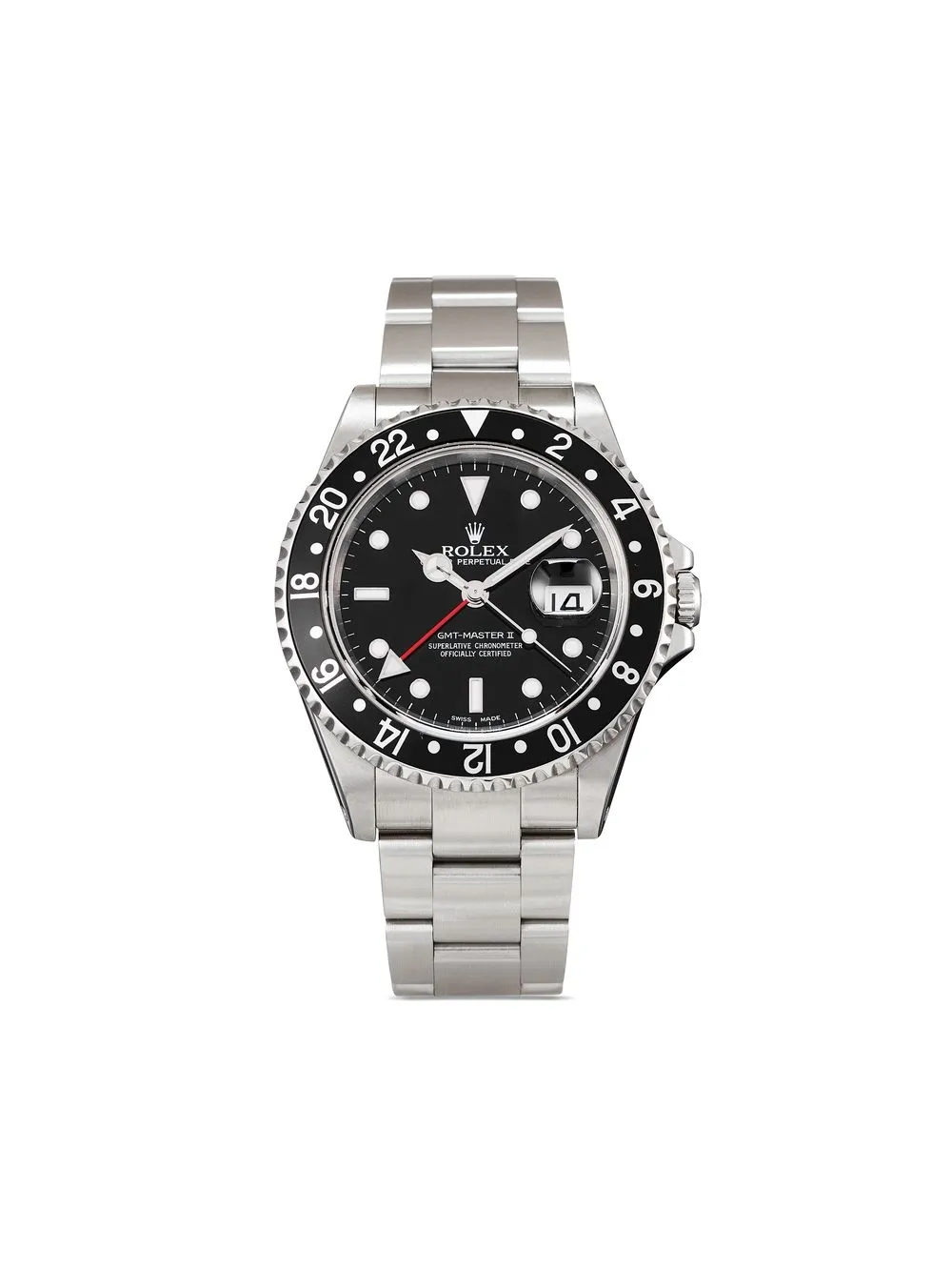 

Rolex 2004 pre-owned GMT-Master II 40mm - Black