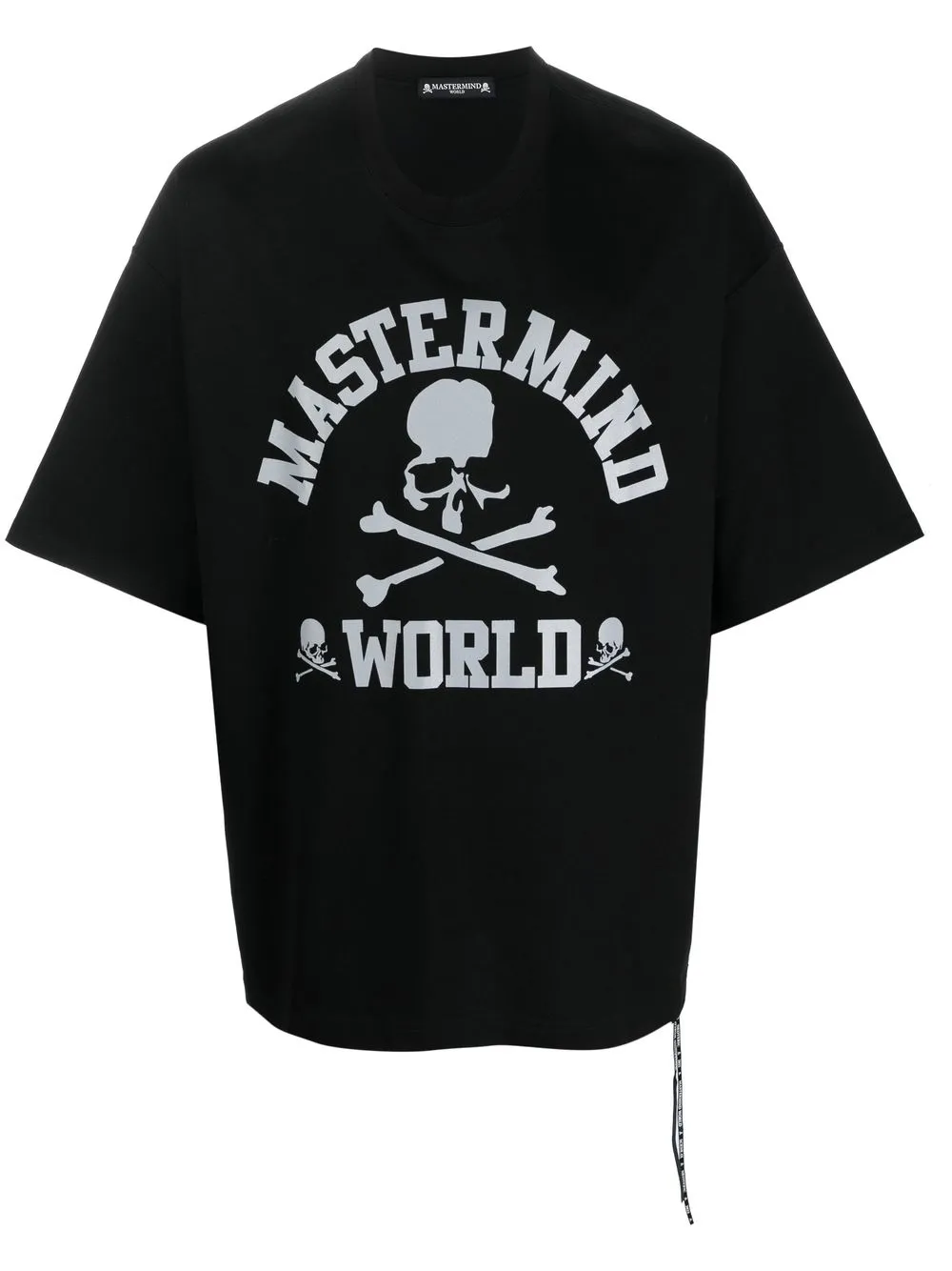 

Mastermind World logo-print short-sleeved T-shirt - Black
