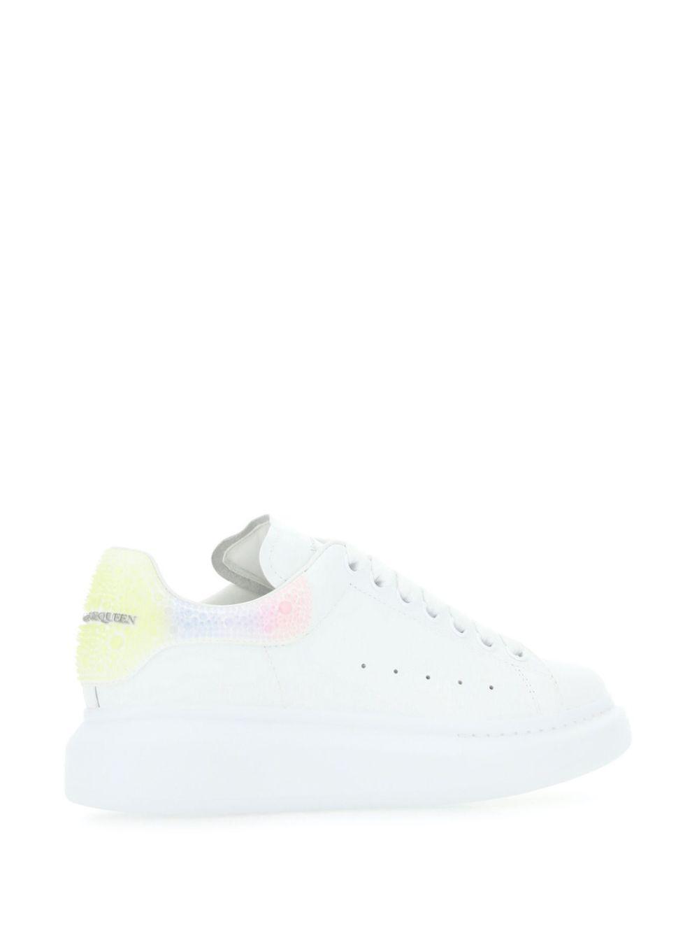 Alexander McQueen crystal-embellished leather sneakers Women