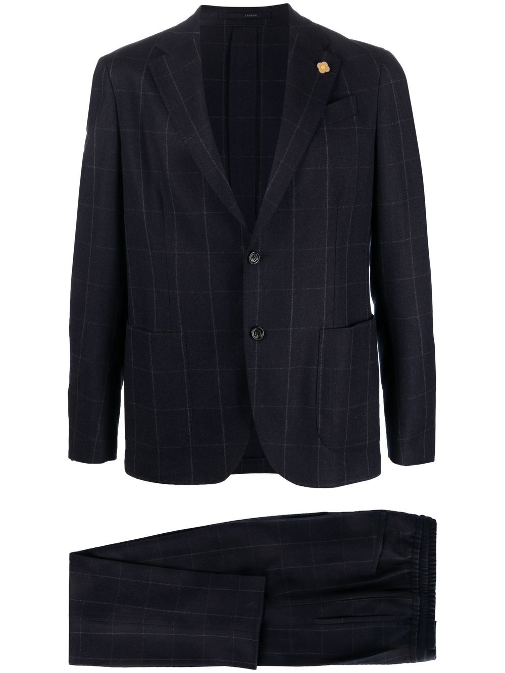 Lardini wool-cashmere check-print Suit - Farfetch