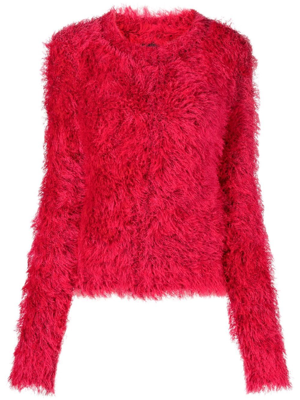 

Isabel Marant fuzzy knitted jumper - Pink