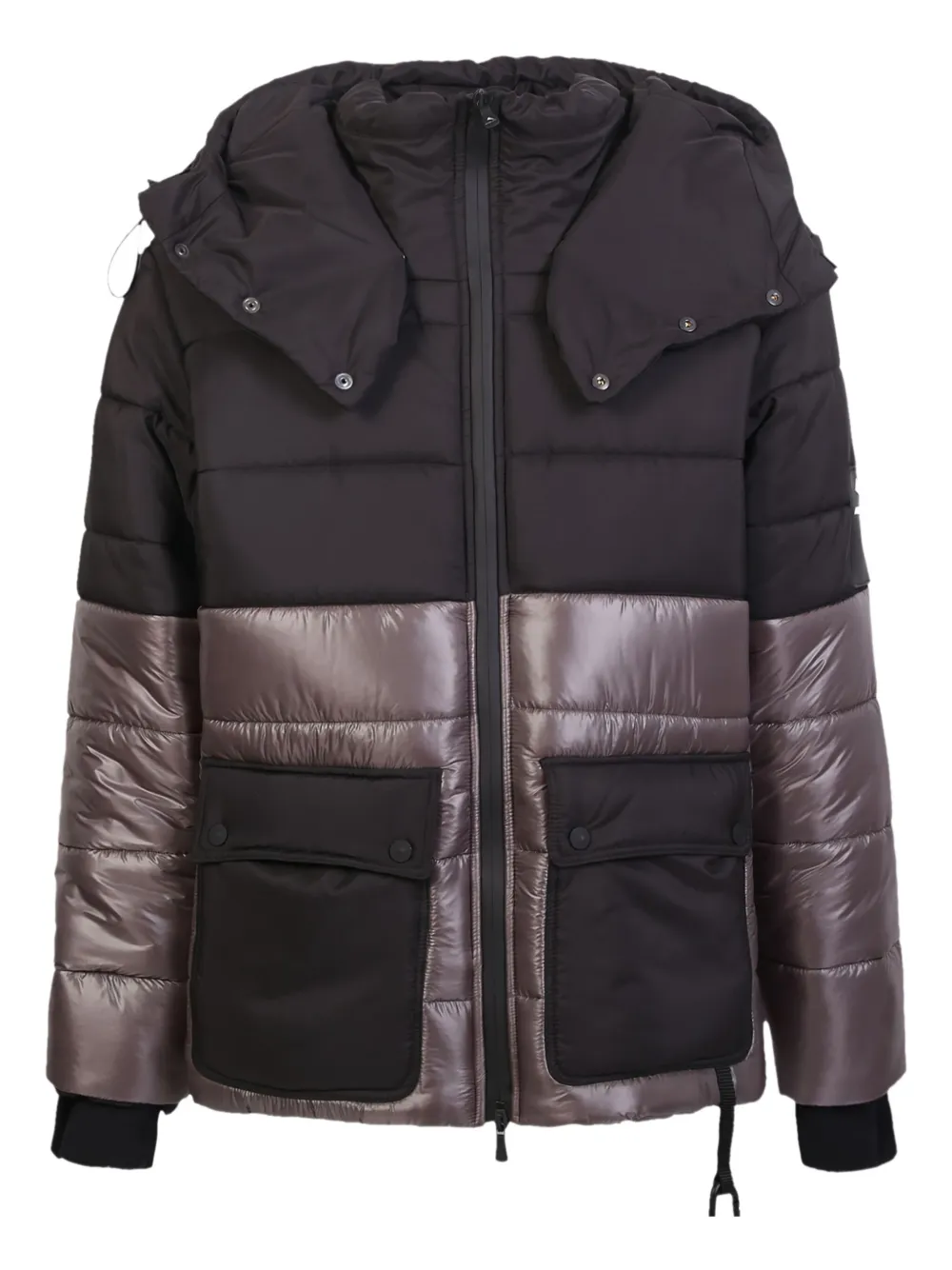 Mauna Kea Flap-pocket Padded Jacket In Black