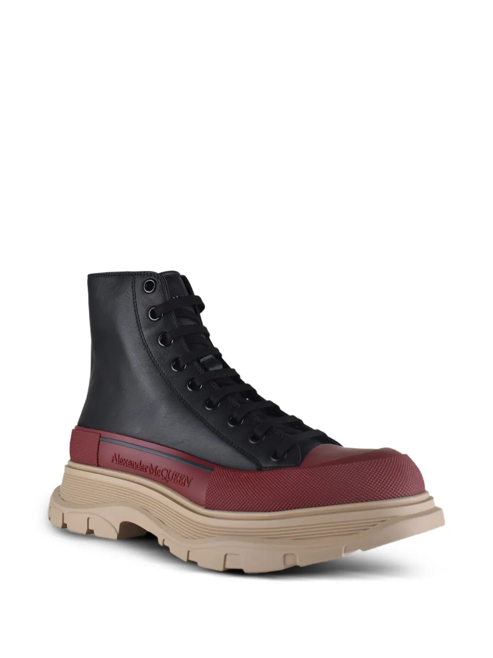  Alexander Mcqueen Tread Slick Schnürstiefel   Schwarz 