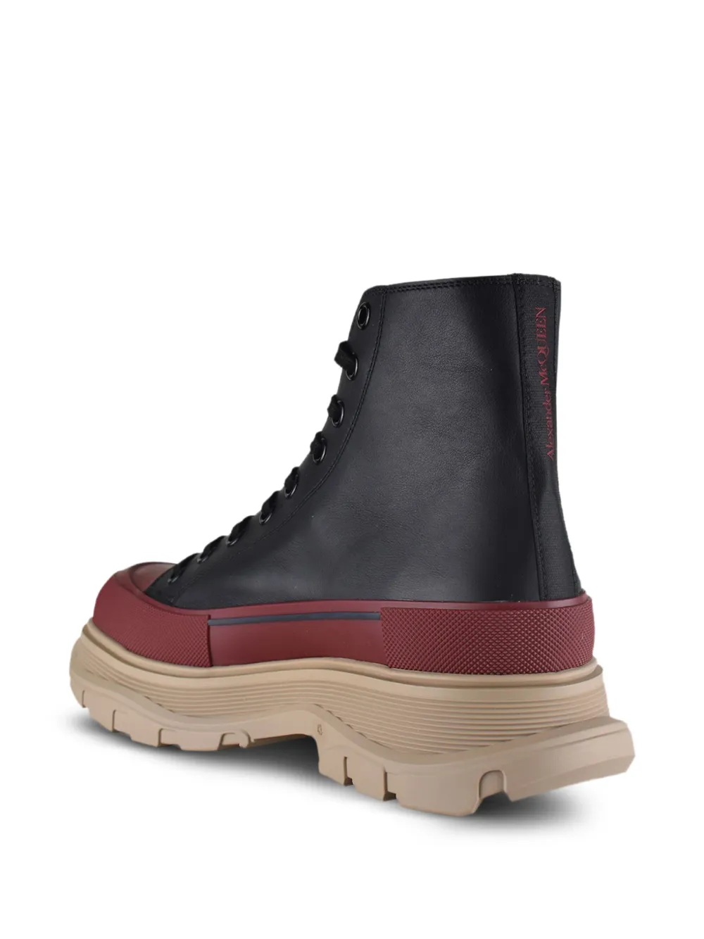  Alexander Mcqueen Tread Slick Schnürstiefel   Schwarz 