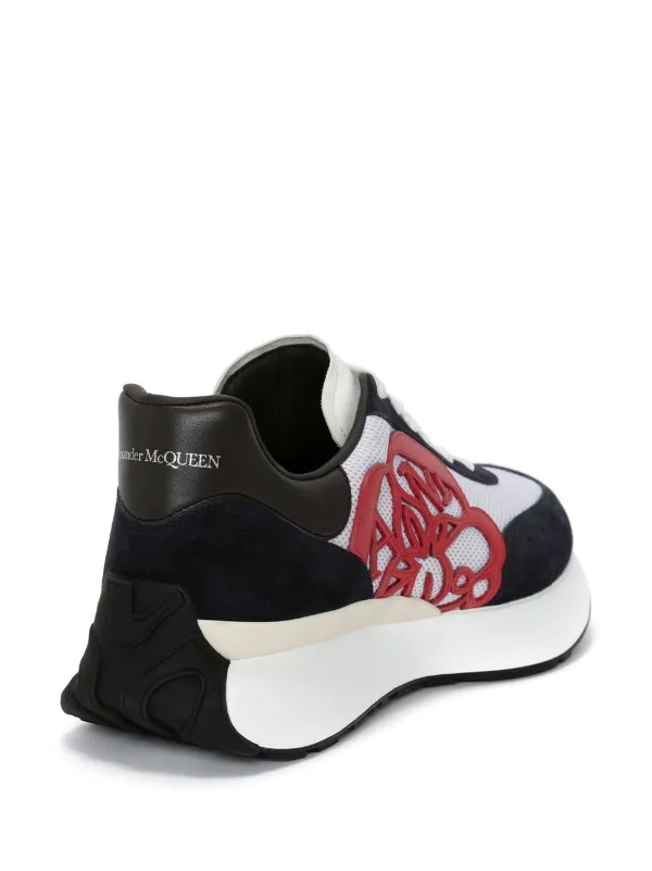 Alexander McQueen Sprint Runner Chunky Rubber Sole Sneakers - Farfetch