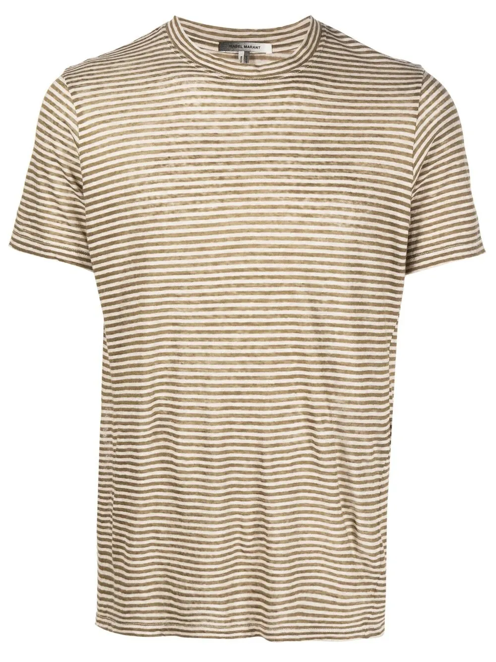 

Isabel Marant striped short-sleeve T-shirt - Green