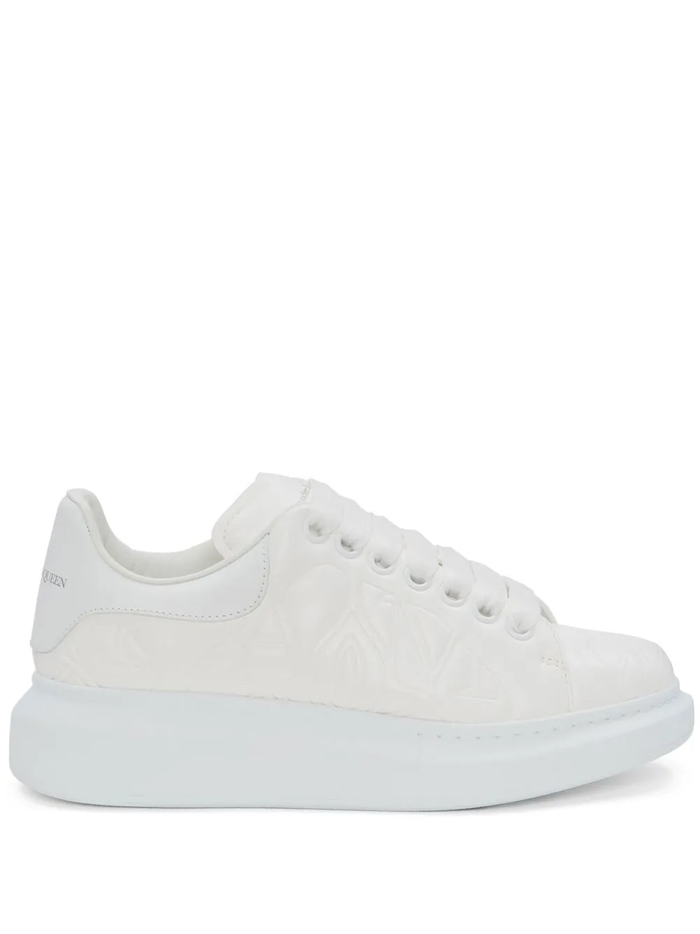 

Alexander McQueen tenis con suela oversize - Blanco