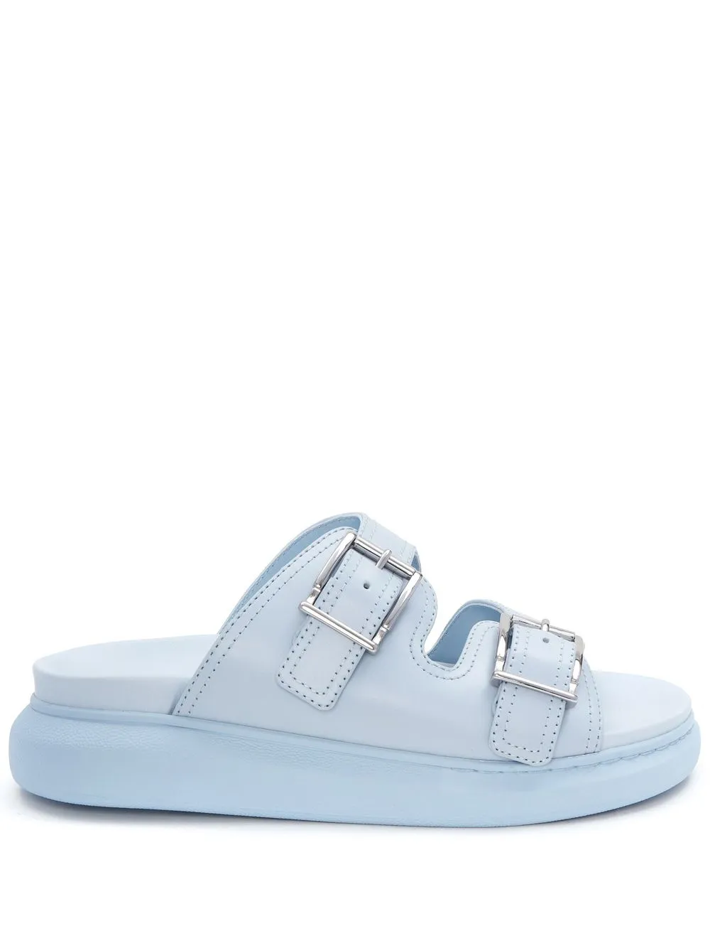 

Alexander McQueen Hybrid rubber slides - Blue