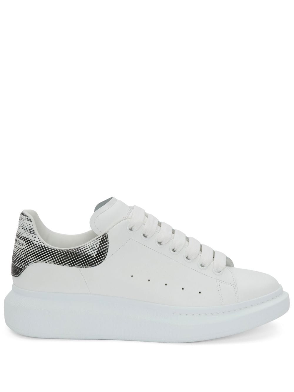 Alexander Mcqueen Leather Upper And Ru In White