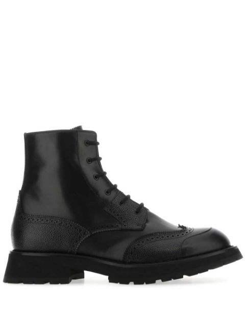 Alexander McQueen Punk Worker lace-up boots Men