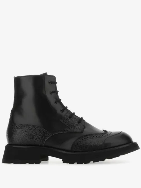 Alexander McQueen botas Punk Worker con agujetas