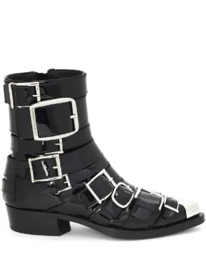 Alexander mcqueen hot sale studded booties