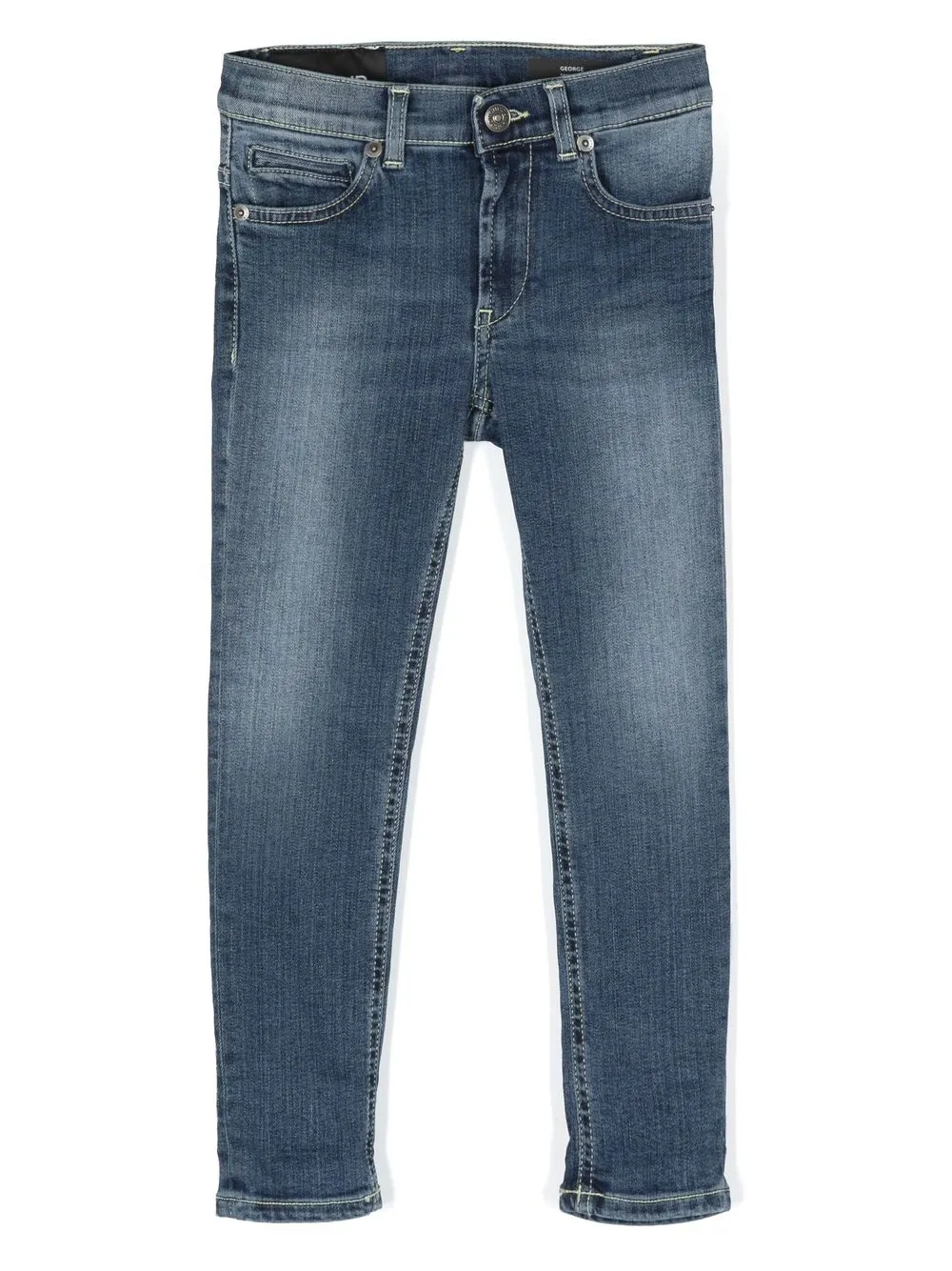 

DONDUP KIDS faded slim-cut jeans - Blue