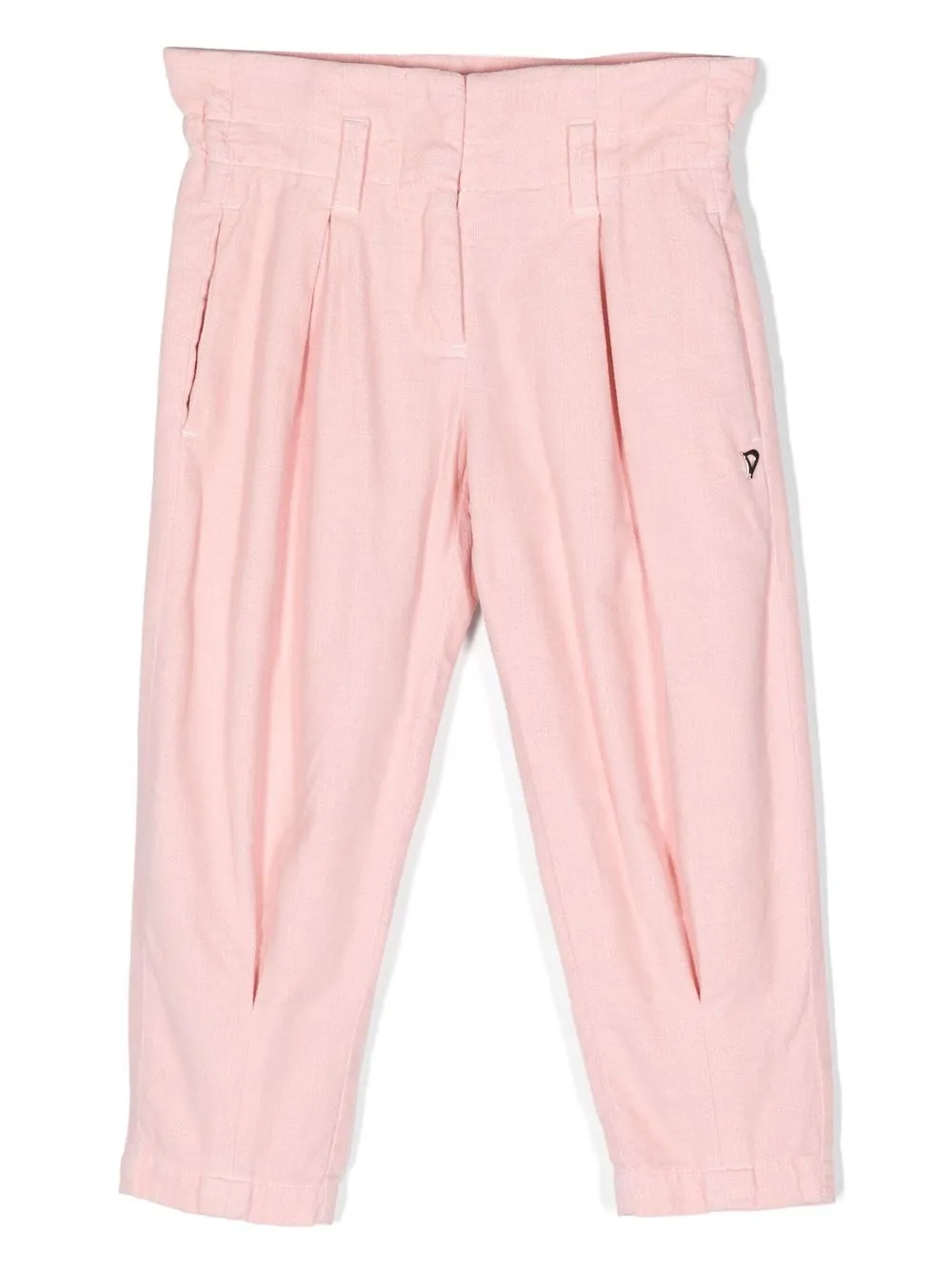 

DONDUP KIDS high-waist tapered trousers - Pink