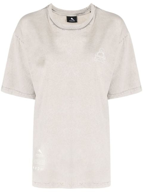 Mauna Kea slogan-print stonewashed T-shirt