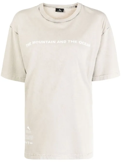 T-shirt à slogan imprimé - Mauna Kea - Modalova