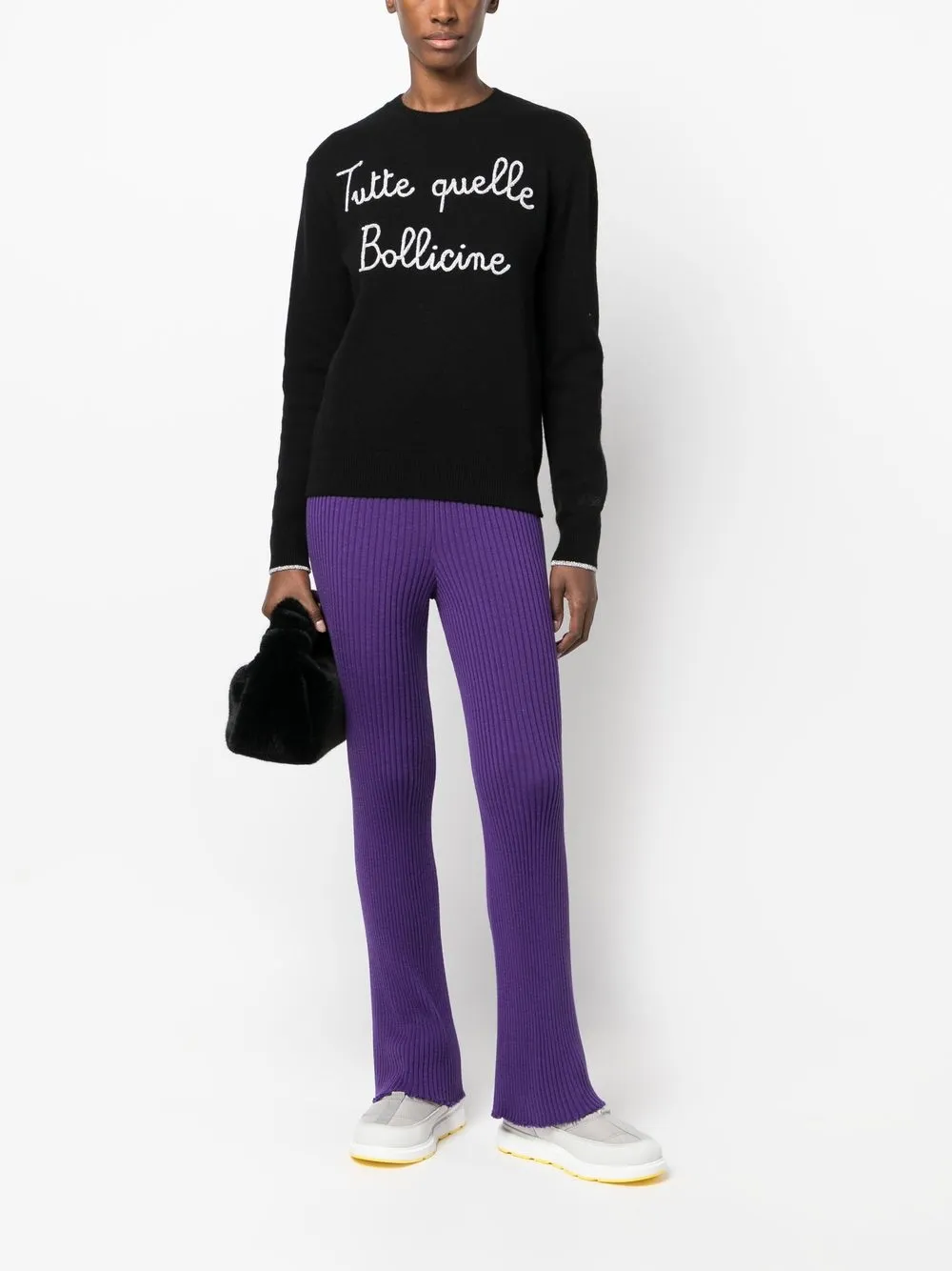 

MC2 Saint Barth Tutte Quelle Bollicine jumper - Black