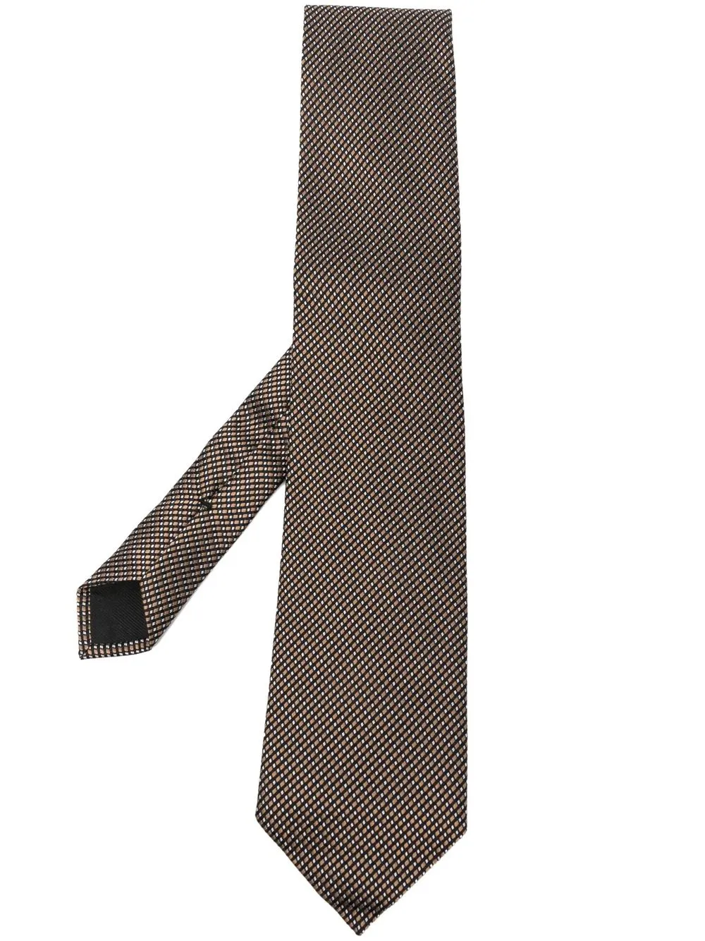 

TOM FORD silk jacquard tie - Neutrals