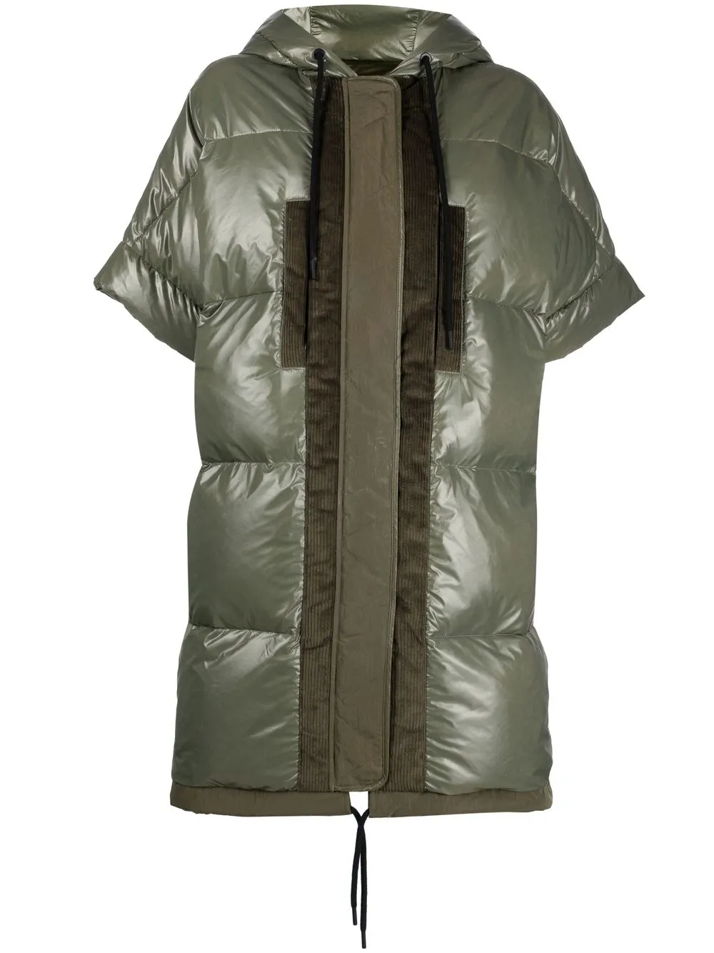 

Holden short-sleeve hooded padded jacket - Green