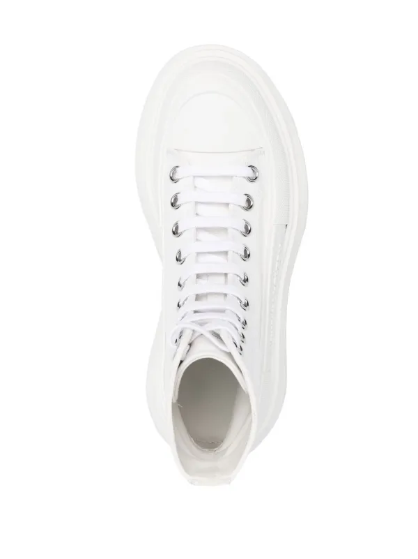 Alexander McQueen Tread Slick Boots | White | FARFETCH