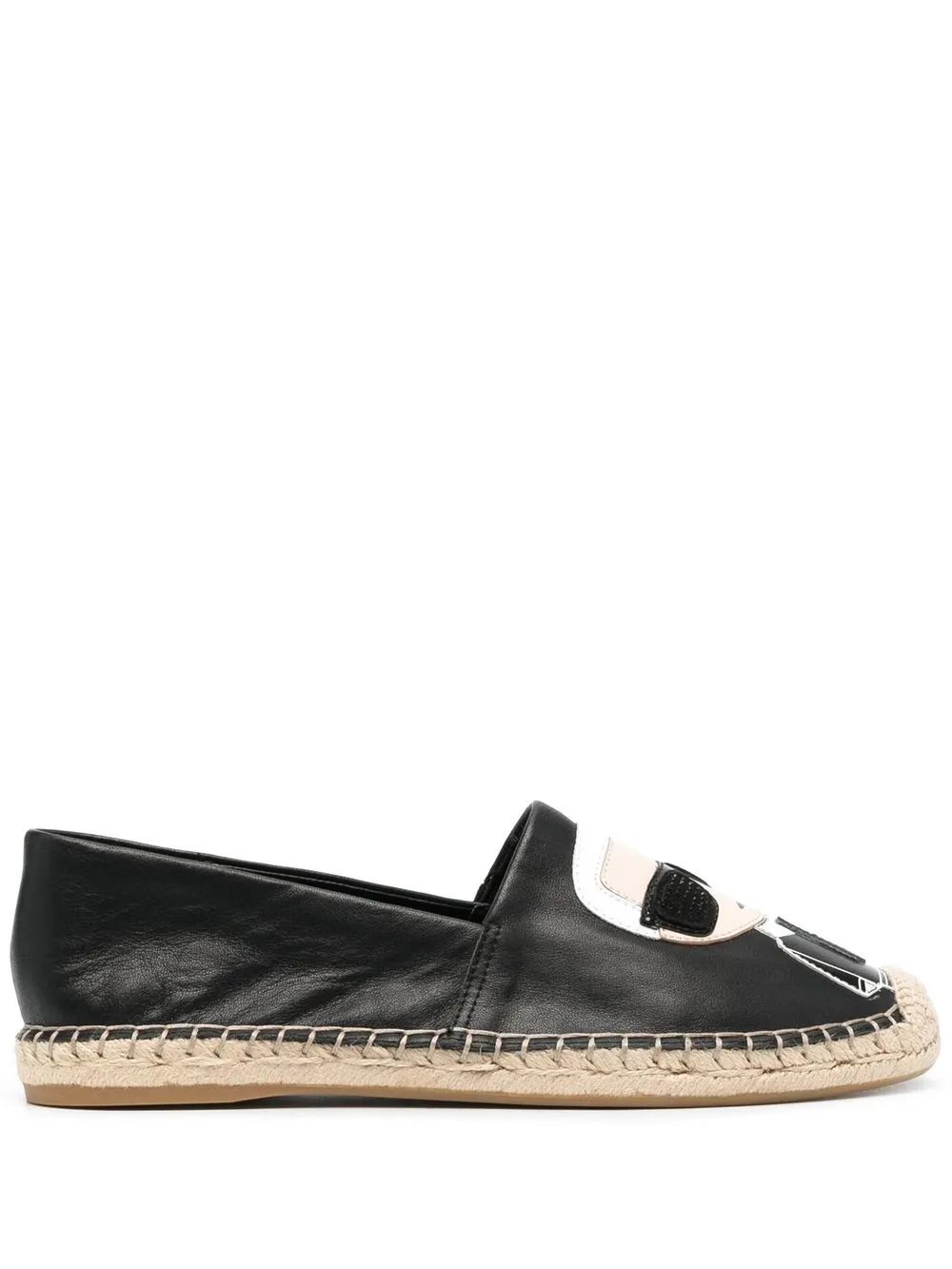 

Karl Lagerfeld Kamini Ikonik Karl espadrilles - Black