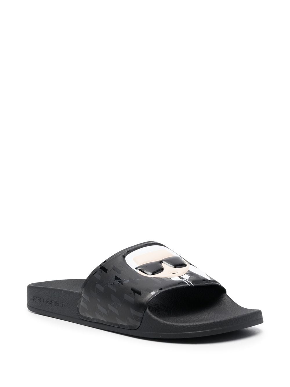 Karl Lagerfeld Kondo Karl Ikonik slippers - Zwart