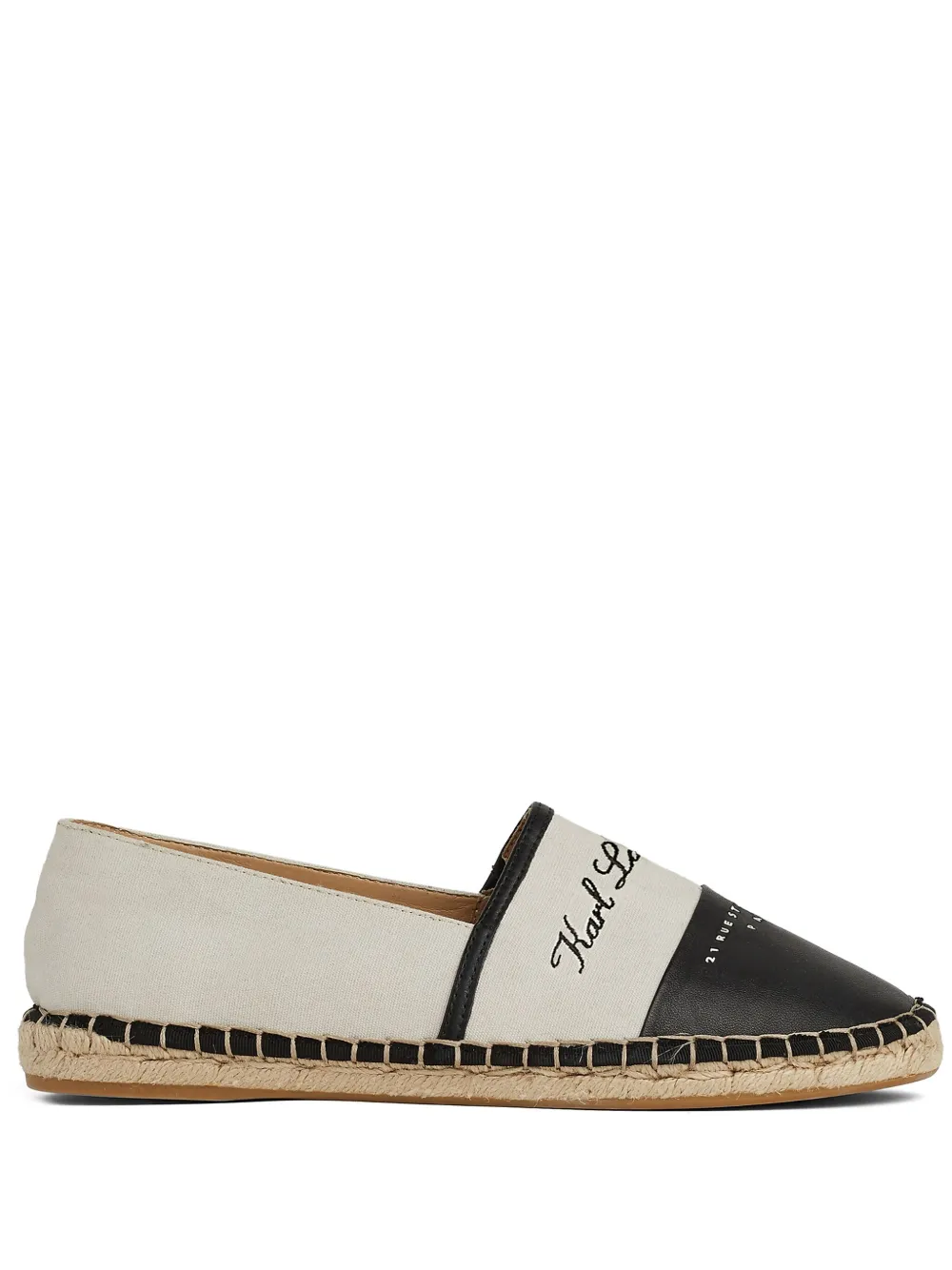 Karl Lagerfeld Kamini Hotel Karl espadrilles Black