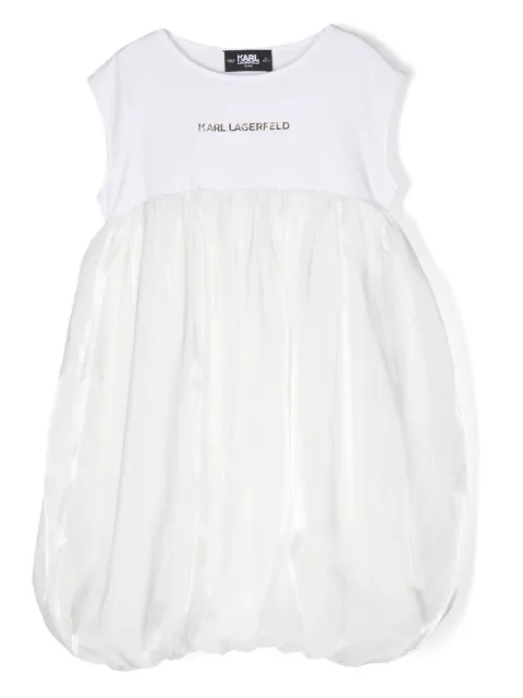 Karl Lagerfeld Kids - logo-print puffball dress