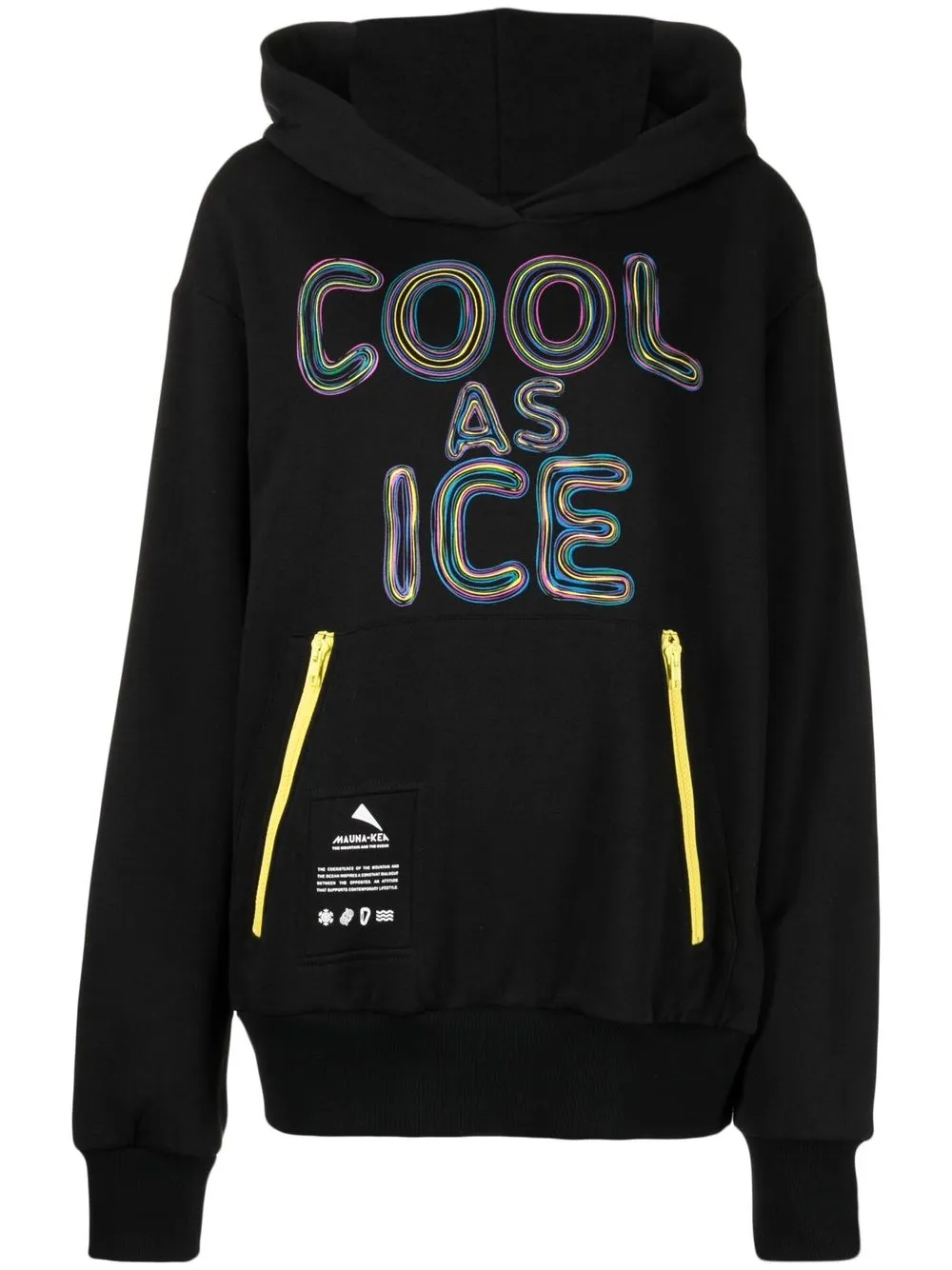 Mauna Kea Cool As Ice Logo-print Hoodie In Black