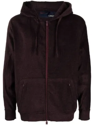 LARDINI｜HOOD/ZIP-UP (EQLMML360EQ62030 999) Lardini zip-up Hoodie | Blue | FARFETCH AZ
