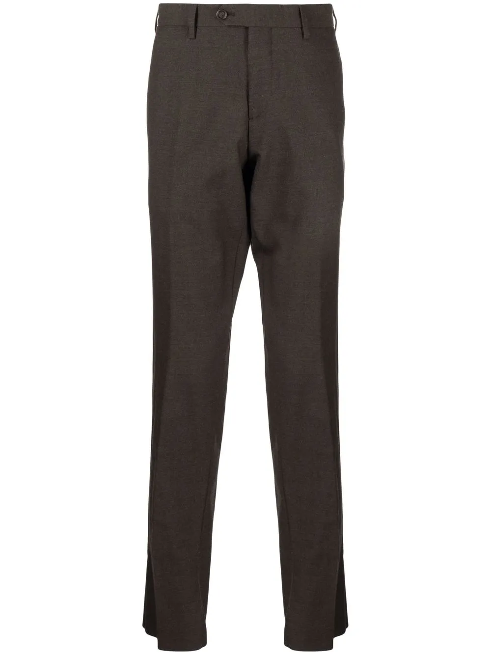 straight-leg tailored trousers