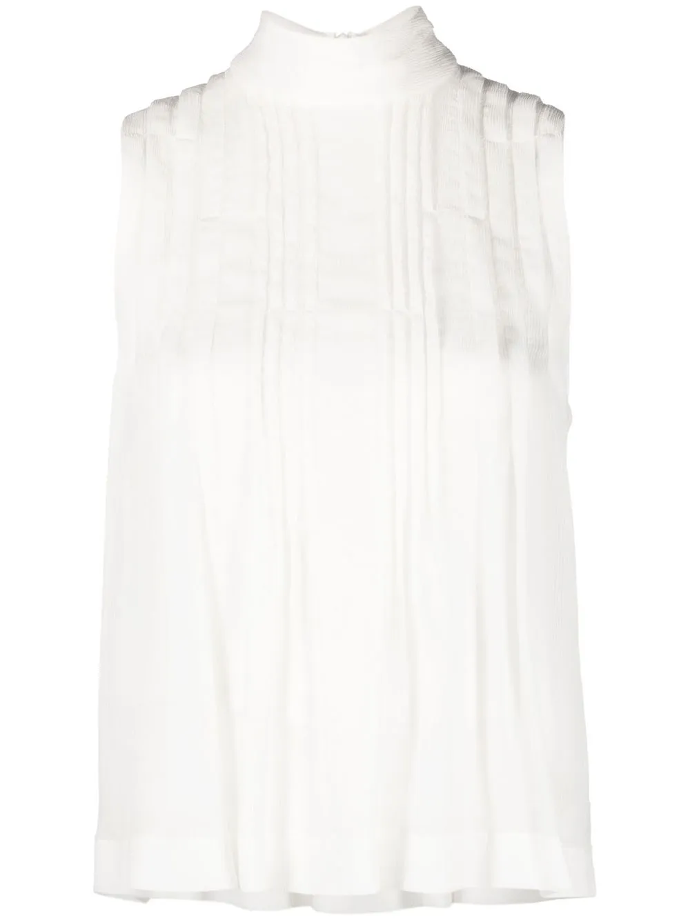 

BITE Studios pleated sleeveless top - White