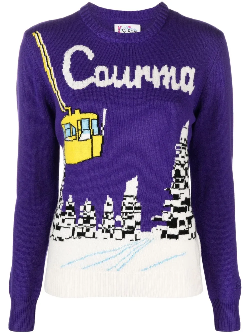 

MC2 Saint Barth Caurma ski knit jumper - Purple