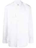 Jil Sander long-sleeve button-up shirt - White