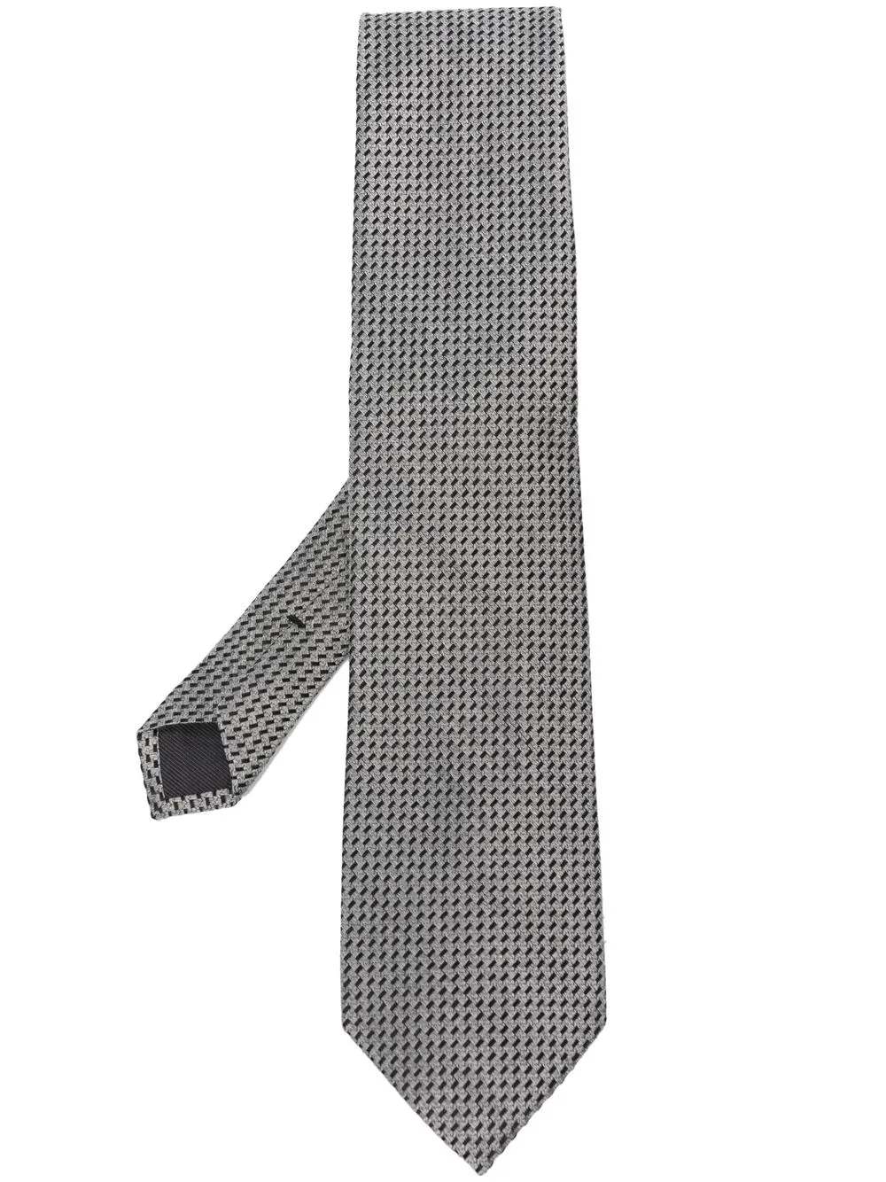 

TOM FORD tonal jacquard tie - Grey