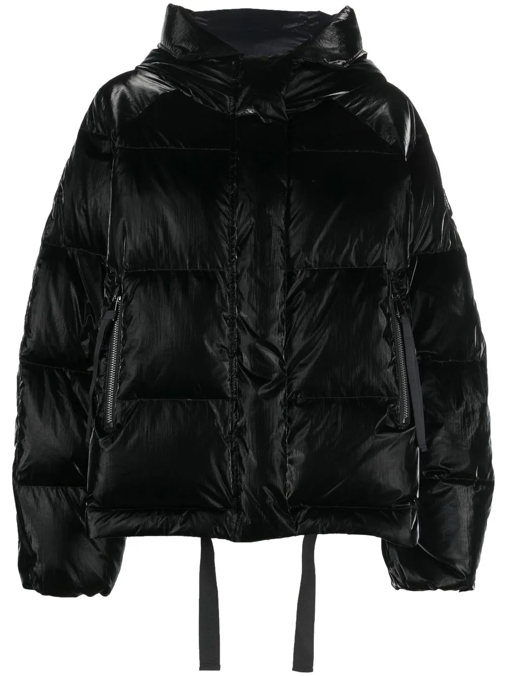 

Holden high-shine feather-down coat - Black