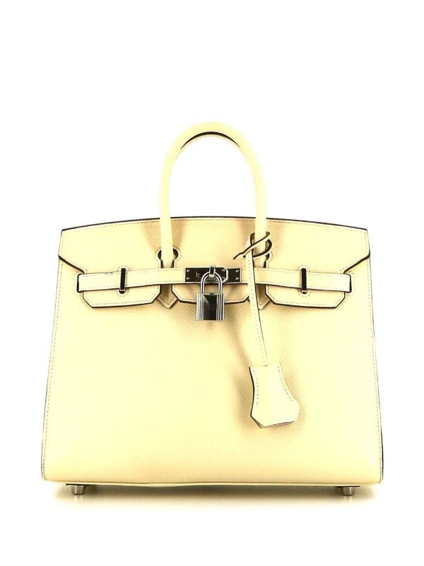 Hermes Birkin Bag Epsom Leather Gold Hardware In Beige