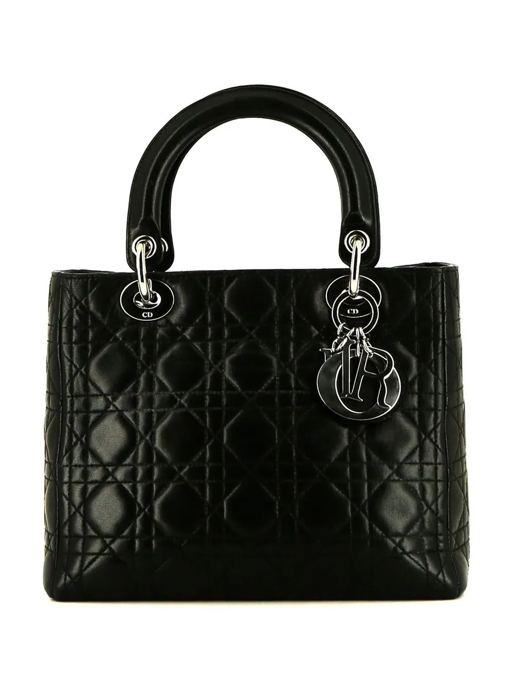 

Christian Dior 2001 pre-owned Cannage Lady Dior handbag - Black