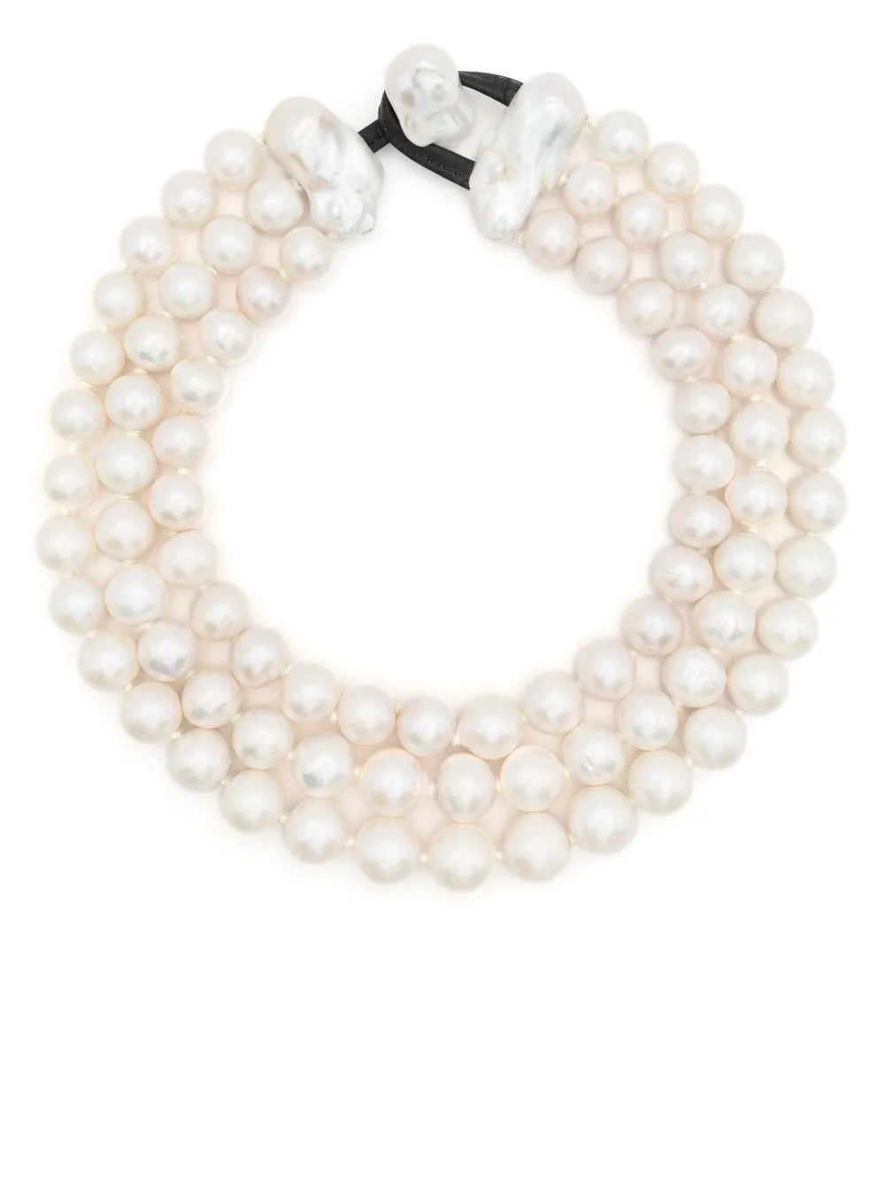 

Monies freshwater pearl necklace - White