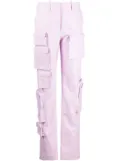 Off-White high-waisted cargo trousers - Purple