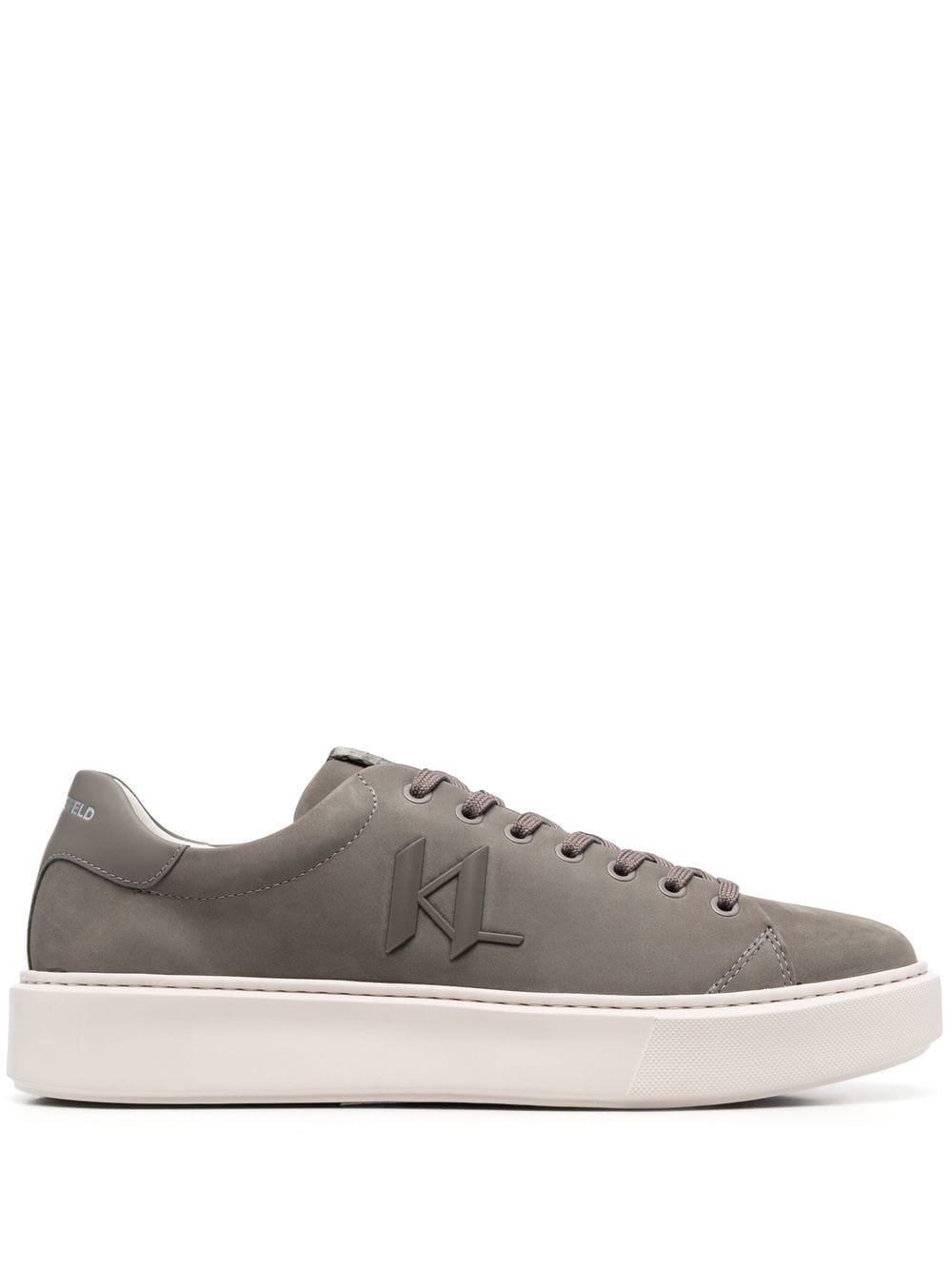 Karl Lagerfeld Sneakers Mit Monogramm In Grey